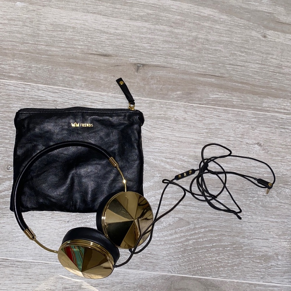 FRENDS Taylor Headphones, Gold/Black, One Size
